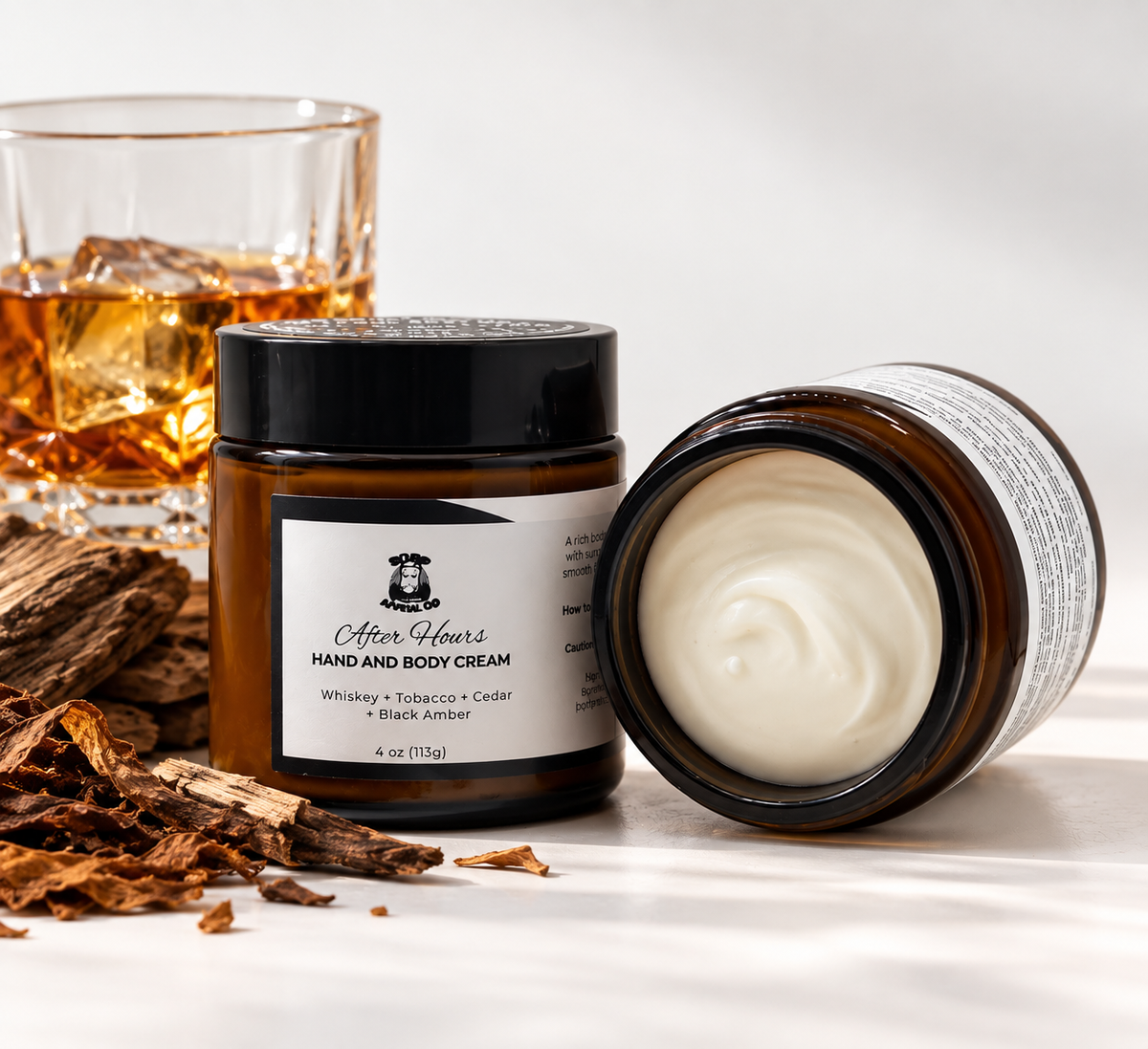 Whiskey, Tobacco & Cedarwood Tallow Hand & Body Cream- After Hours