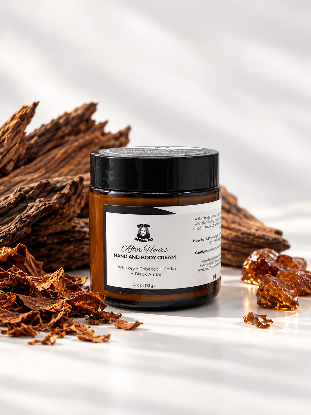 Whiskey, Tobacco & Cedarwood Tallow Hand & Body Cream- After Hours